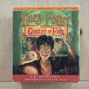 Harry Potter and the Goblet of Fire Audiobook - Green and Orange